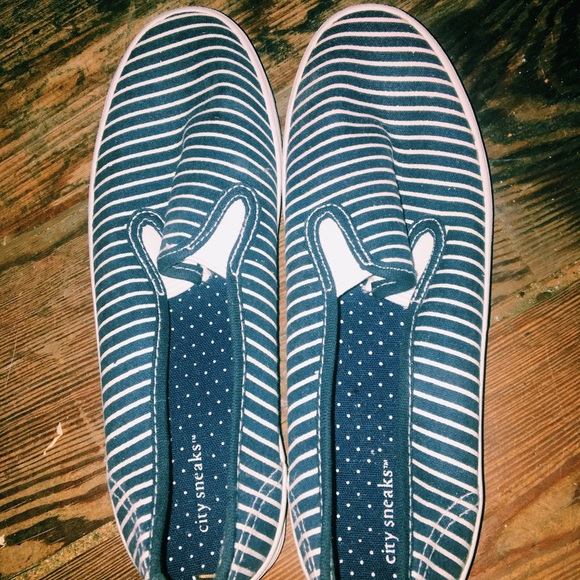 striped slip ons - Picture 1 of 1